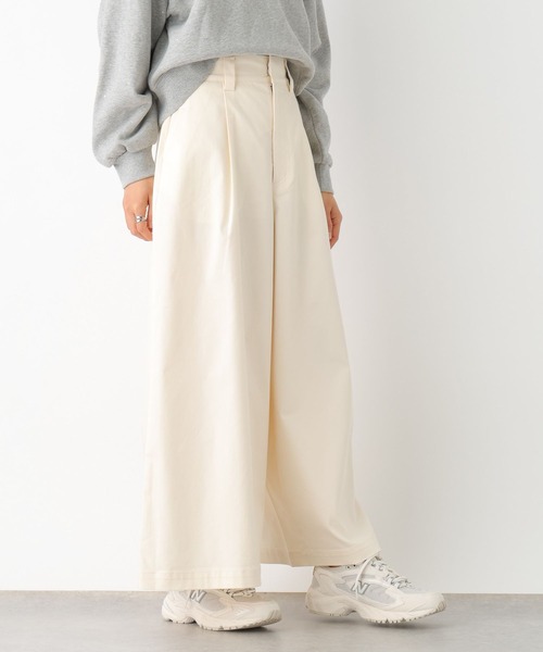 LEPSIM(レプシィム)の「袴ワイドチノパンツ 992054(チノパンツ・レディース・ベージュ/アイボリー/ブラック・MEDIUM/LARGE)」の4枚目の写真