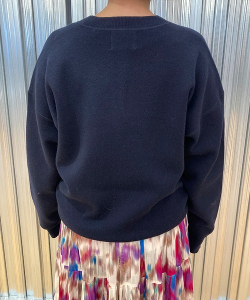 ISABEL MARANT(イザベルマラン)の「ニットプルオーバー(ニット/セーター・メンズ・ライトグレー/ネイビー・L/XL/S/M)」の5枚目の写真