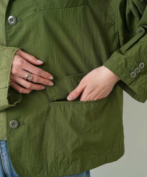 etsinta（エシンタ）の「【etsinta/エシンタ】リメイクライトテーラードジャケット（テーラードジャケット・レディース・カーキ/ネイビー・ONE SIZE）」の8枚目の写真