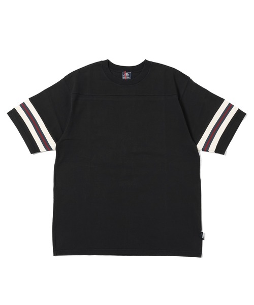 KRIFF MAYER(クリフメイヤー)の「リブラインフットボール半袖T(Tシャツ/カットソー・メンズ・ブラック/レッド/ネイビー/オフホワイト・MEDIUM/LARGE/X-LARGE)」の4枚目の写真