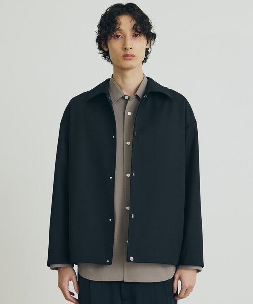 PUBLIC TOKYOコーチジャケット PUBLIC TOKYO ブルゾン アウター 含浸ウールギャバコーチ