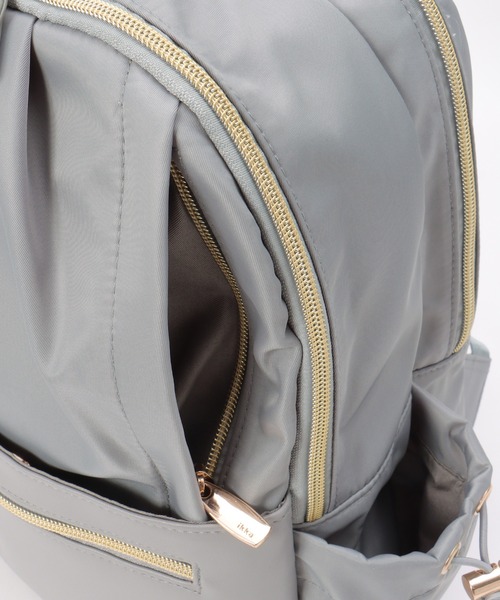 ikka（イッカ）の「撥水10ポケットミニリュック（バックパック/リュック・レディース・ブラック/グレー/オリーブ・FREE）」の20枚目の写真