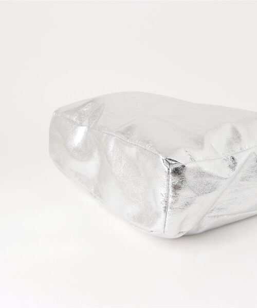 LOWRYS FARM（ローリーズファーム）の「シャーリング2WAYBAG 100159（トートバッグ・レディース・グレー/ブラック/アイボリー・FREE）」の5枚目の写真