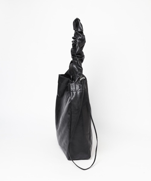 LOWRYS FARM（ローリーズファーム）の「シャーリング2WAYBAG 100159（トートバッグ・レディース・グレー/ブラック/アイボリー・FREE）」の10枚目の写真