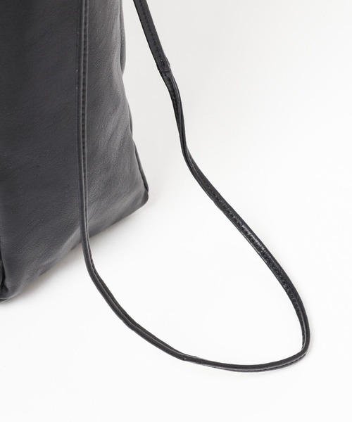 LOWRYS FARM（ローリーズファーム）の「シャーリング2WAYBAG 100159（トートバッグ・レディース・グレー/ブラック/アイボリー・FREE）」の20枚目の写真