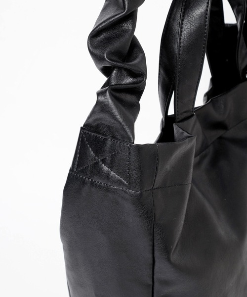 LOWRYS FARM（ローリーズファーム）の「シャーリング2WAYBAG 100159（トートバッグ・レディース・グレー/ブラック/アイボリー・FREE）」の21枚目の写真