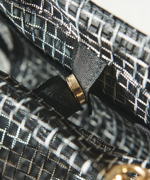 un dix cors（アンディコール）の「バンブーシアーバッグ（ハンドバッグ・レディース・ブラック/ブラウン・FREE）」の8枚目の写真