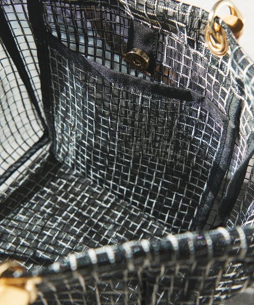 un dix cors（アンディコール）の「バンブーシアーバッグ（ハンドバッグ・レディース・ブラック/ブラウン・FREE）」の9枚目の写真