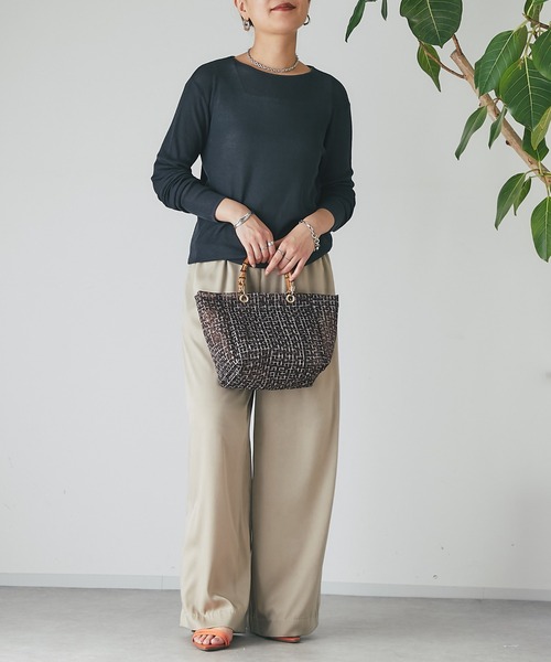 un dix cors（アンディコール）の「バンブーシアーバッグ（ハンドバッグ・レディース・ブラック/ブラウン・FREE）」の21枚目の写真