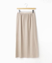 qout ウエスト総ゴムニットスカート