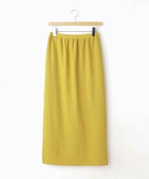 qout ウエスト総ゴムニットスカート