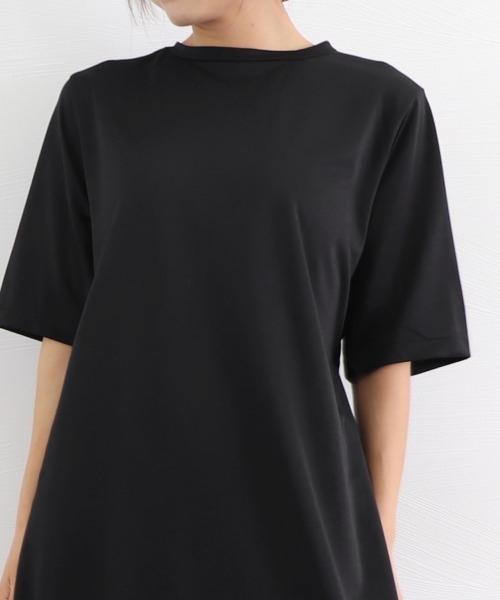 Miniministore(ミニミニストア)の「バック切り替え ロングワンピース 上品(ワンピース・レディース・ブラック/カーキ/ホワイト系2/ピンク/ホワイト系1/ベージュ・FREE)」の21枚目の写真