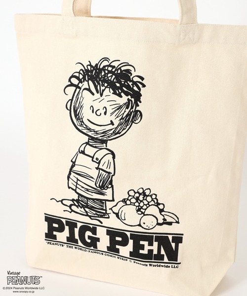 FRUIT OF THE LOOM(フルーツオブザルーム)の「FRUIT OF THE LOOM/フルーツオブザルーム PEANUTSトートバッグ(トートバッグ・レディース・グリーン/ピンク/アイボリー/ブルー/イエロー・ONE SIZE)」の18枚目の写真