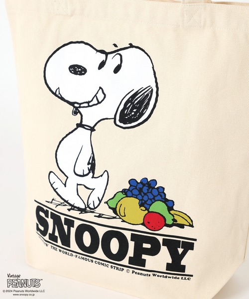 FRUIT OF THE LOOM(フルーツオブザルーム)の「FRUIT OF THE LOOM/フルーツオブザルーム PEANUTSトートバッグ(トートバッグ・レディース・グリーン/ピンク/アイボリー/ブルー/イエロー・ONE SIZE)」の17枚目の写真