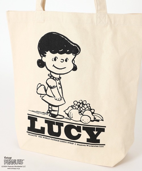 FRUIT OF THE LOOM(フルーツオブザルーム)の「FRUIT OF THE LOOM/フルーツオブザルーム PEANUTSトートバッグ(トートバッグ・レディース・グリーン/ピンク/アイボリー/ブルー/イエロー・ONE SIZE)」の21枚目の写真