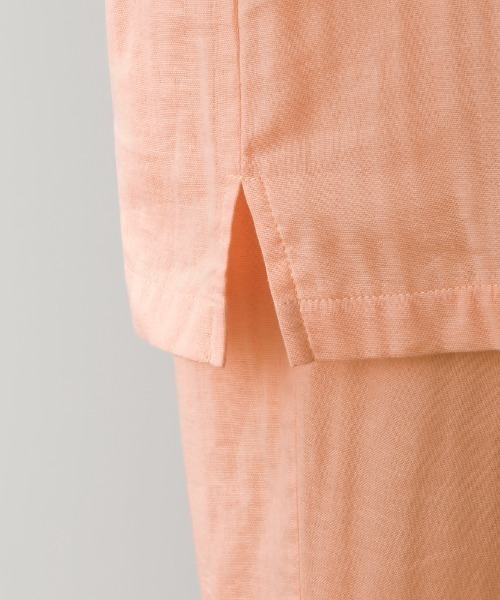 kaimin navi（カイミンナビ）の「kaimin navi/快眠ナビ パジャマ 長袖長パンツ Ｗガーゼ（ルームウェア/パジャマ・レディース・ピンク/オレンジ系その他・MEDIUM/LARGE/X-LARGE）」の6枚目の写真