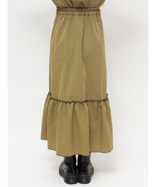 jouetie（ジュエティ）の「エアリーフリルアシメスカート【セットアップ対応】（スカート・レディース・オフホワイト/イエロー/ブラック・MEDIUM）」の22枚目の写真