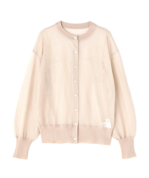 N.(N. Natural Beauty Basic)(エヌエヌナチュラルビューティーベーシック)の「◆クルーネックシアーカーディガン(カーディガン/ボレロ・レディース・ベージュ/レッド/オフホワイト・MEDIUM)」の18枚目の写真