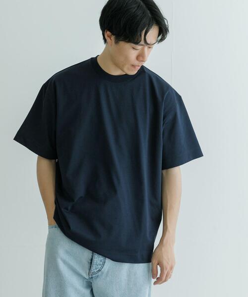URBAN RESEARCH(アーバンリサーチ)の「『XLサイズあり』クイックドライストレッチTシャツ(Tシャツ/カットソー・メンズ・ホワイト/ネイビー/ブラック系その他・SMALL/X-LARGE/MEDIUM/LARGE)」の4枚目の写真