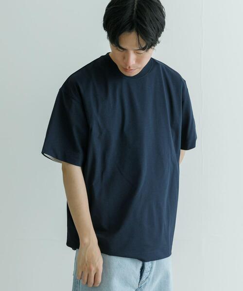 URBAN RESEARCH(アーバンリサーチ)の「『XLサイズあり』クイックドライストレッチTシャツ(Tシャツ/カットソー・メンズ・ホワイト/ネイビー/ブラック系その他・SMALL/X-LARGE/MEDIUM/LARGE)」の5枚目の写真