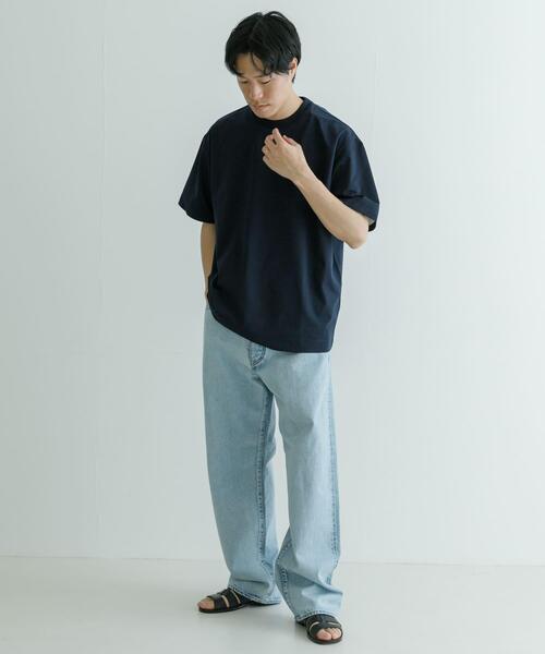URBAN RESEARCH(アーバンリサーチ)の「『XLサイズあり』クイックドライストレッチTシャツ(Tシャツ/カットソー・メンズ・ホワイト/ネイビー/ブラック系その他・SMALL/X-LARGE/MEDIUM/LARGE)」の6枚目の写真