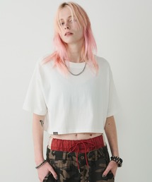AIVER（アイバー）の「AIVER　16/-ウォッシュ天竺クロップドS/S TEE（Tシャツ/カットソー・メンズ）」