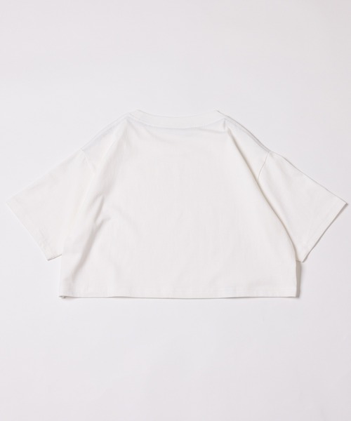 AIVER(アイバー)の「AIVER 16/-ウォッシュ天竺クロップドS/S TEE(Tシャツ/カットソー・レディース・ブラック/チャコールグレー/アッシュグレー/ホワイト・SMALL/MEDIUM/LARGE)」の18枚目の写真