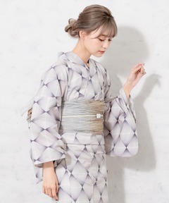 【新品未使用】tocco ２ＷＡＹ♪可憐に咲き誇る、鈴蘭×菖蒲柄セパレート浴衣 2WAY♪可憐に咲き誇る、鈴蘭×菖蒲柄セパレート浴衣