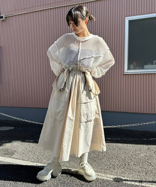 Candy Stripper（キャンディストリッパー）の「NYLON GATHER JUMPER