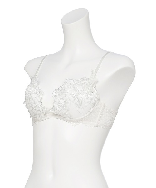 Ravijour(ラヴィジュール)の「フローティングマーメイド ホットリフト ブラ(B~Cカップ)(ブラジャー・レディース・ホワイト/ピンク/ブルー系その他/ネイビー/ベビーピンク/シルバー・B65/B70/C65/C70/B75/C75)」の12枚目の写真