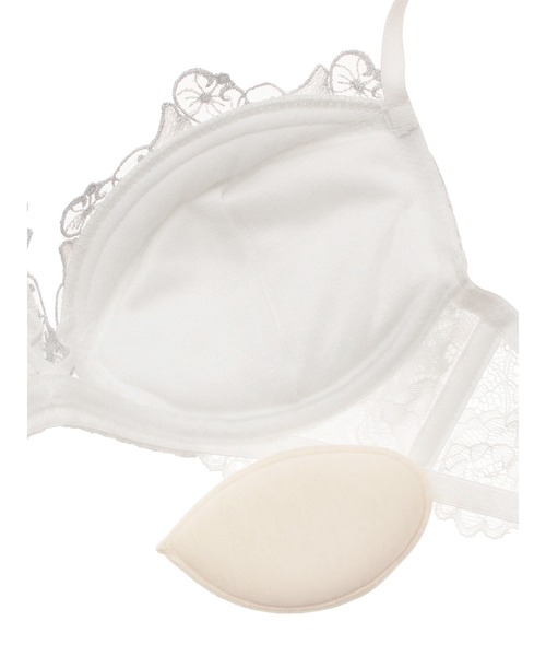 Ravijour(ラヴィジュール)の「フローティングマーメイド ホットリフト ブラ(B~Cカップ)(ブラジャー・レディース・ホワイト/ピンク/ブルー系その他/ネイビー/ベビーピンク/シルバー・B65/B70/C65/C70/B75/C75)」の18枚目の写真