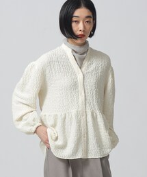 ◆フクレジャカードブラウス