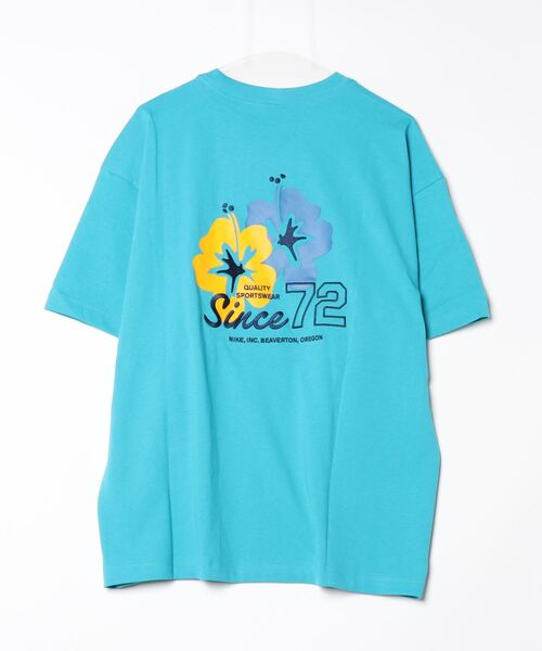 NIKE（ナイキ）の「ナイキ NIKE ナイキ NSW OS NCPS S/S Tシャツ（Tシャツ/カットソー・レディース・ホワイト/ターコイズブルー/ブラック・S/M/L/XL）」の4枚目の写真
