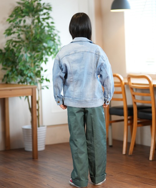 Lee（リー）の「Lee/リー キッズ ジャケット DNM LK1377 LK1377-179（その他アウター・キッズ・ライトインディゴブルー・130cm/140cm/150cm）」の6枚目の写真