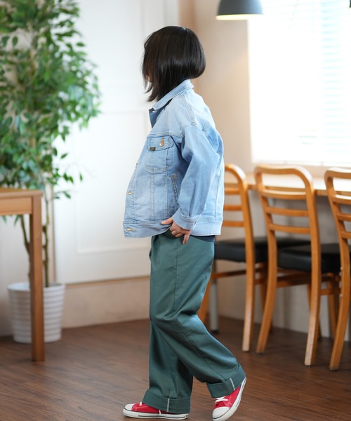 Lee（リー）の「Lee/リー キッズ ジャケット DNM LK1377 LK1377-179（その他アウター・キッズ・ライトインディゴブルー・130cm/140cm/150cm）」の7枚目の写真