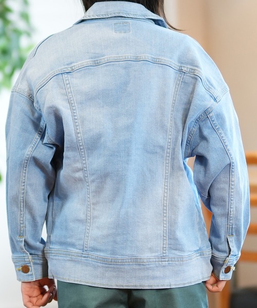 Lee（リー）の「Lee/リー キッズ ジャケット DNM LK1377 LK1377-179（その他アウター・キッズ・ライトインディゴブルー・130cm/140cm/150cm）」の9枚目の写真