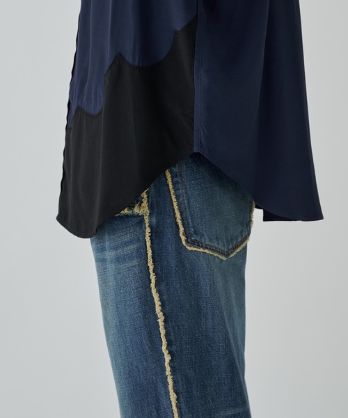 TOGA（トーガ）の「Western S/S shirt（シャツ/ブラウス・メンズ・ネイビー/ライトブルー・L/XL）」の18枚目の写真