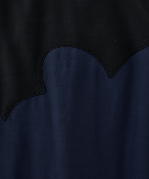 TOGA（トーガ）の「Western S/S shirt（シャツ/ブラウス・メンズ・ネイビー/ライトブルー・L/XL）」の21枚目の写真