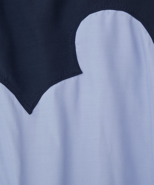 TOGA（トーガ）の「Western S/S shirt（シャツ/ブラウス・メンズ・ネイビー/ライトブルー・L/XL）」の20枚目の写真