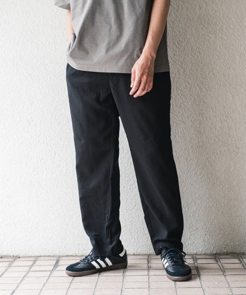 URBAN RESEARCH DOORS（アーバンリサーチドアーズ）の「『吸水速乾/イージーケア』リネンライクイージーパンツ（その他パンツ・メンズ・チャコールグレー/オフホワイト/ブラック/インディゴブルー/グリーン系その他・SMALL/LARGE/MEDIUM）」の3枚目の写真