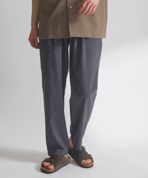 セール】『吸水速乾/イージーケア』リネンライクイージーパンツ