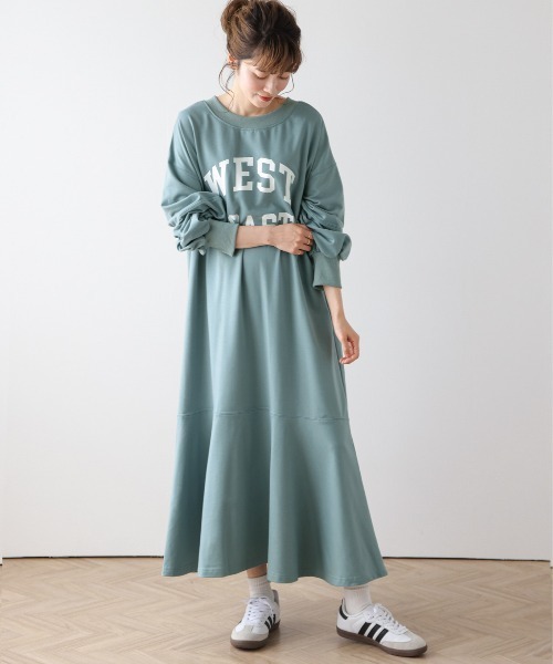 AMELY(エミリー)の「2wayフレアワンピース(ワンピース・レディース・ブラック/ブルー/オートミール・フリー)」の15枚目の写真