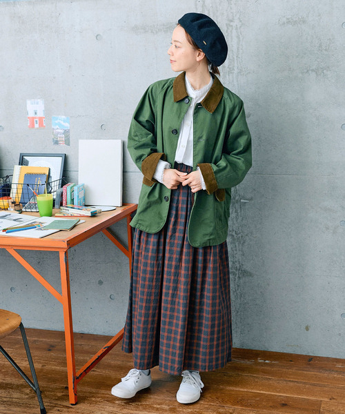 PAR ICI(パーリッシィ)の「80ローン スタンドブラウス(シャツ/ブラウス・レディース・ネイビー/アイボリー・FREE)」の19枚目の写真