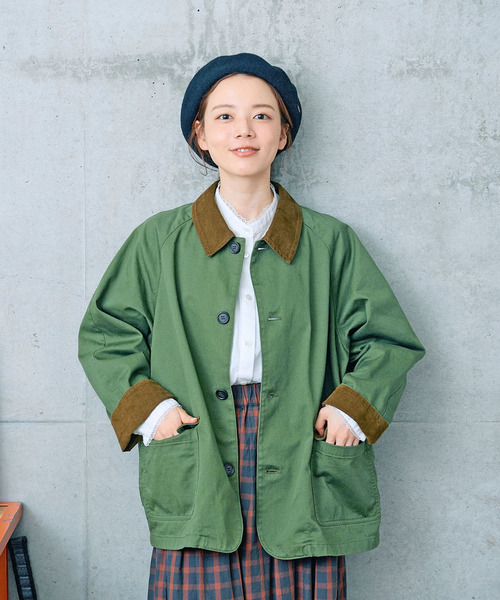 PAR ICI(パーリッシィ)の「80ローン スタンドブラウス(シャツ/ブラウス・レディース・ネイビー/アイボリー・FREE)」の18枚目の写真