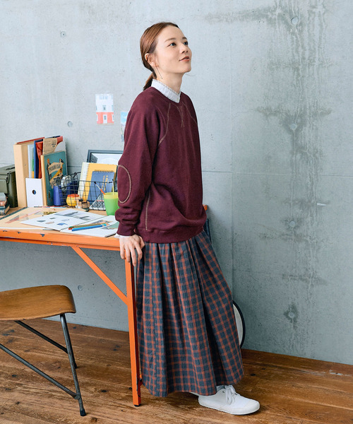 PAR ICI(パーリッシィ)の「80ローン スタンドブラウス(シャツ/ブラウス・レディース・ネイビー/アイボリー・FREE)」の20枚目の写真