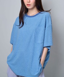 Nora Lily（ノラリリー）の「【Nora Lily】シアー パターン プルオーバー（Tシャツ/カットソー・メンズ）」