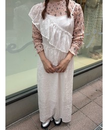 サッシュアシメキャミワンピース