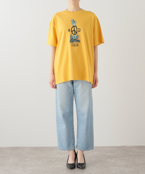 BRAIN DEAD(ブレインデット)の「【BRAIN DEAD/ブレインデッド】4D VISION TOTEM T-SHIRT:Tシャツ(Tシャツ/カットソー・レディース・ベージュ・X-SMALL)」の13枚目の写真
