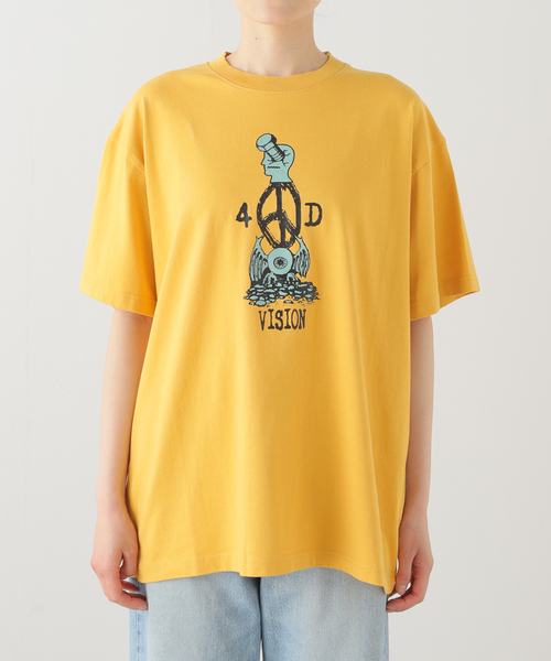 BRAIN DEAD(ブレインデット)の「【BRAIN DEAD/ブレインデッド】4D VISION TOTEM T-SHIRT:Tシャツ(Tシャツ/カットソー・レディース・ベージュ・X-SMALL)」の12枚目の写真
