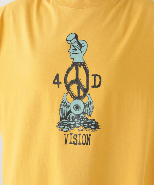 BRAIN DEAD(ブレインデット)の「【BRAIN DEAD/ブレインデッド】4D VISION TOTEM T-SHIRT:Tシャツ(Tシャツ/カットソー・レディース・ベージュ・X-SMALL)」の6枚目の写真